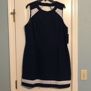 Lauren James The Sloan navy dress